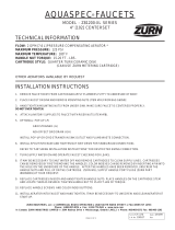 Zurn Z812B4-XL Installation guide