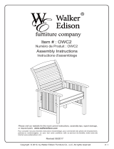 Walker Edison Furniture Company HD8062 Installation guide