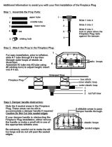 Fireplace Plug Rectangular Fireplace Plug BRK-FP-05-01 Installation guide