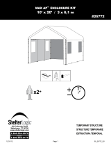 ShelterLogic ShelterLogic Max AP Canopy ClearView Enclosure Kit Owner's manual