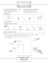 Wyndham Collection WCR410024SDGGGGS2M24 Installation guide