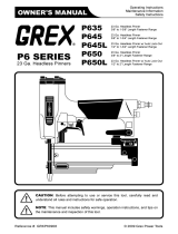 Grex P635 User guide