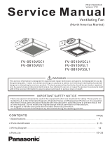 Panasonic FV-0810VSS1 Installation guide