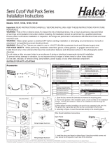 Halco Lighting Technologies WP2/CL120UBZ40/PC 10162 Installation guide