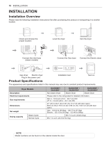 LG Electronics DLEX3900W Installation guide