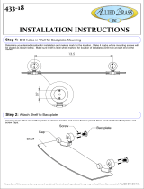 Allied Brass 433/18-CA Installation guide