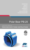 B-Air BA-PB-25-BL User manual