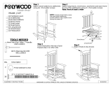 POLYWOOD PWS140-1-WH Operating instructions