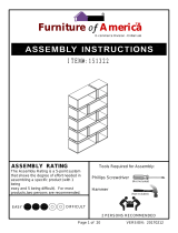 Furniture of America IDI-151322 Installation guide