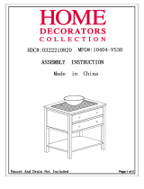 Home Decorators Collection 10404-VS30 Installation guide