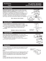 Legrand 4RBCW Installation guide