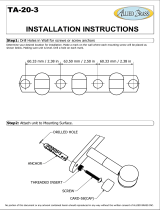 Allied Brass TA-20-3-VB Installation guide