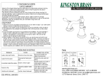 Kingston Brass HFSC8960NDL Installation guide