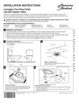 American Standard Lexington 718AA Installation guide