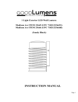 Good Lumens by Madison Avenue 23646 Operating instructions