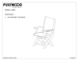 POLYWOOD PWS154-1-WH901 Installation guide