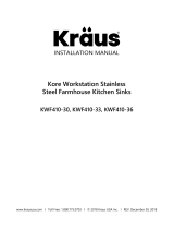 KRAUS KWF410-30 Installation guide