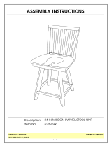 Unfinished Furniture of Wilmington S-123SW Operating instructions