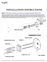 Allied Brass 7132G-BBR Installation guide