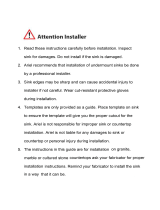 Kingsman Hardware UV1916P-ANNA-PC User manual