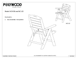 POLYWOOD PWS125-1-GY Operating instructions