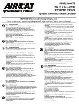 AIRCAT 1000-TH User manual