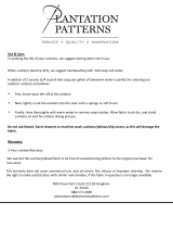Plantation Patterns 7907-02528600 User guide