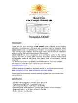 Gama Sonic GS-80 Owner's manual