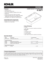 Kohler K-5871-5UA3-FD Installation guide