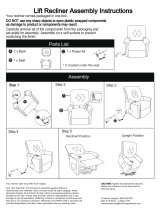 ProLounger RCL76-HRN54-LT Operating instructions