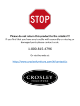 Crosley Furniture CO1020-RE Operating instructions