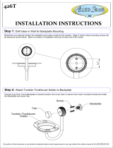 Allied Brass 426T-BKM Installation guide