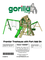 Gorilla Playsets Frontier Treehouse with Fort Add On User manual