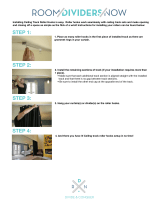RoomDividersNow CTRH5P Installation guide