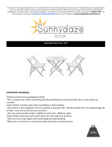 Sunnydaze Decor JH-560 Installation guide