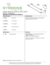 Symmons 433TB-18 Installation guide