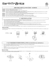 EarthTronics MP011200409WH2 Installation guide