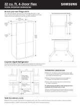 Samsung RF22K9381SG Installation guide