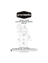 Greenworks GPW1501 User guide