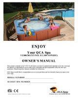 QCA Spas MODEL 5 SC User manual