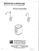 Whitehaus Collection WHFH3-H66-POCH Operating instructions