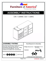 Furniture of America IDI-14991 Installation guide