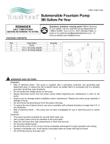 Total Pond 52216 Operating instructions