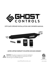 GHOST CONTROLS DTP1XP Operating instructions