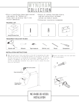 Wyndham Collection WCR410036SDGGGGS6M24 Installation guide
