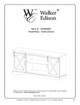 Walker Edison Furniture Company HD58SBDRO Operating instructions