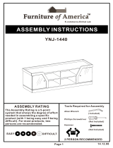 Furniture of America YNJ-1440-5 Installation guide