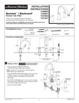 American Standard Berwick Series Installation guide