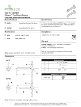 Symmons Industries 532TSD-BLK Installation guide