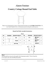 Alaterre Furniture ACCA15BA Operating instructions